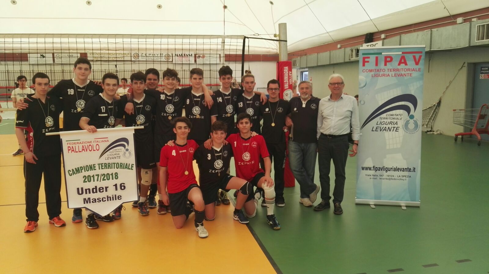 ABC Volley Spezia campione territoriale maschile under 16 2017/2018 ...